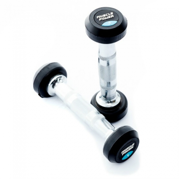 Muscle Power ronde Dumbbellset 2 - 30 KG MP919 MP919